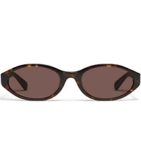 QUAY Unisex Aura Points 35mm Round Sunglasses
