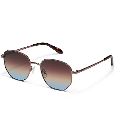 QUAY Unisex Big Time 48mm Round Sunglasses