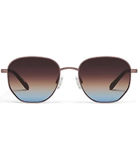 QUAY Unisex Big Time 48mm Round Sunglasses