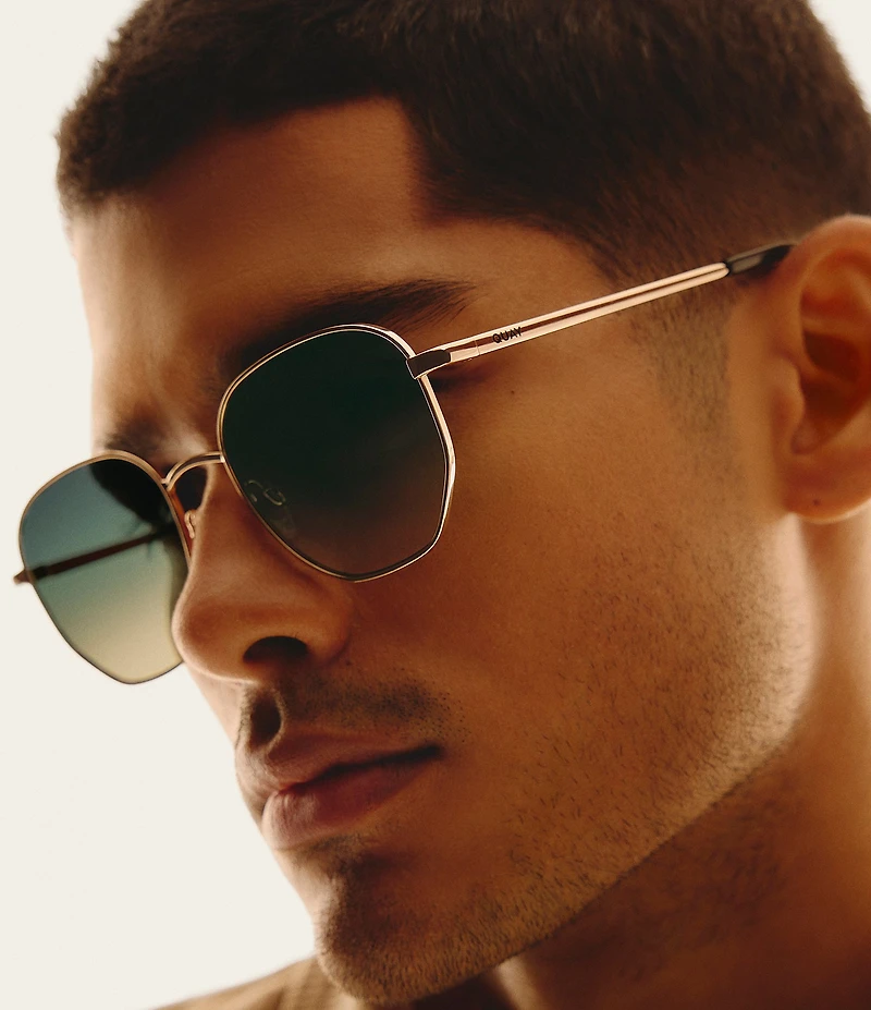 QUAY Unisex Big Time 54mm Round Sunglasses