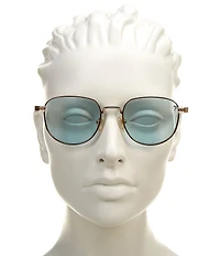 QUAY Unisex Born Ready 45mm Round Sunglasses