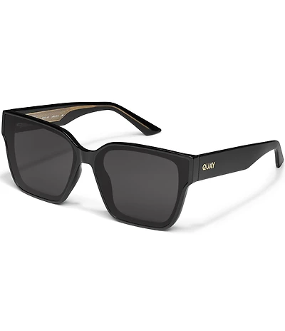 QUAY Unisex Drive In 51mm Polarized Square Sunglasses