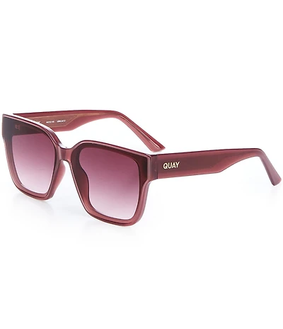 QUAY Women's Drive In 51mm Square Sunglasses