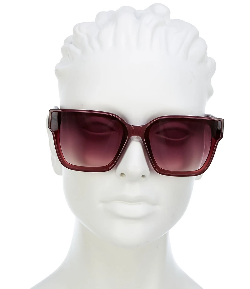 QUAY Women's Drive In 51mm Square Sunglasses