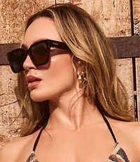 QUAY Unisex Drive In 51mm Square Sunglasses