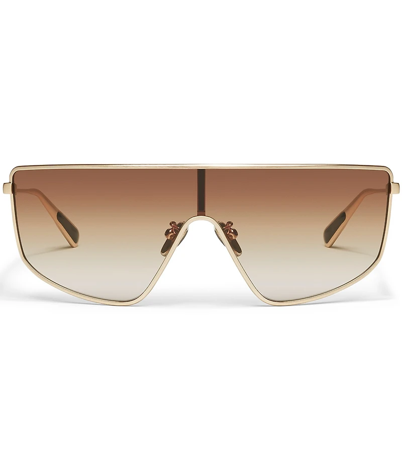 QUAY Unisex Entourage 49mm Shield Sunglasses