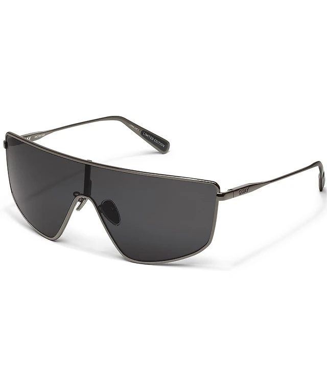 Quay Entourage Oversized Shield Sunglasses in Smoke Gradient Brand New Quay Entourage Oversized Shield Sunglasses in Smoke Gradient  main image 3