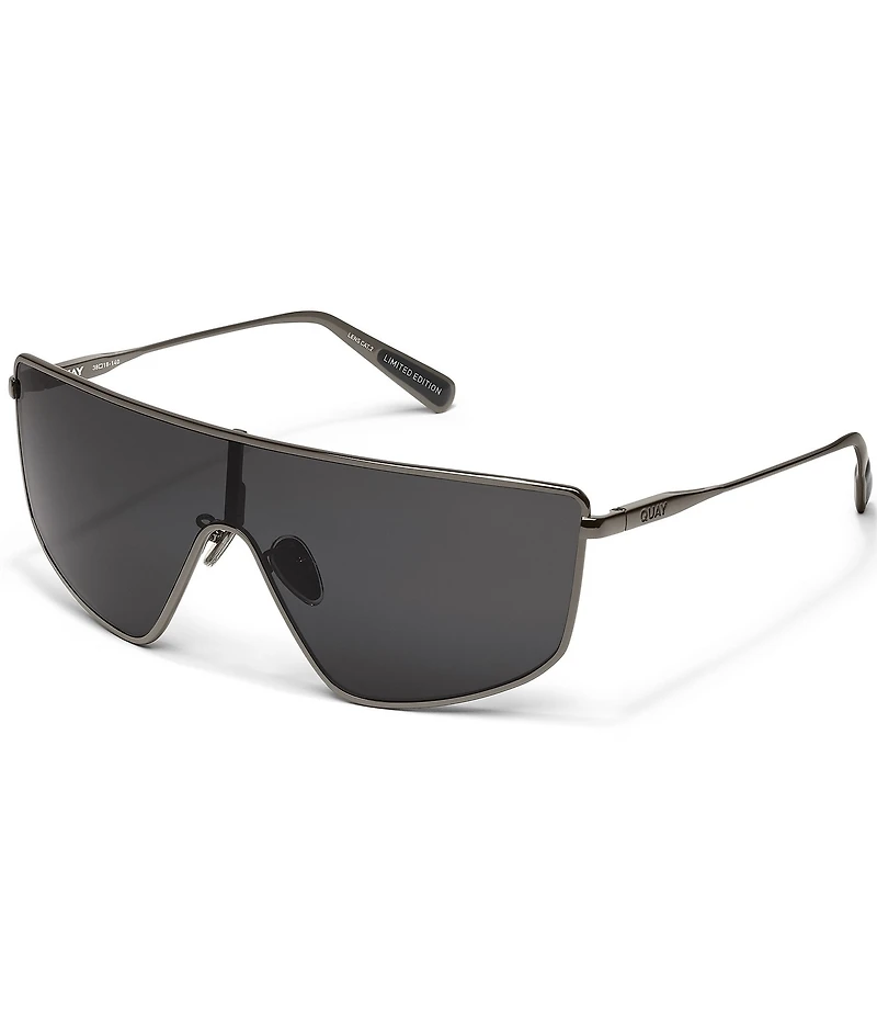 QUAY Unisex Entourage 49mm Shield Sunglasses