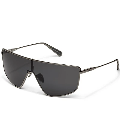QUAY Unisex Entourage 49mm Shield Sunglasses