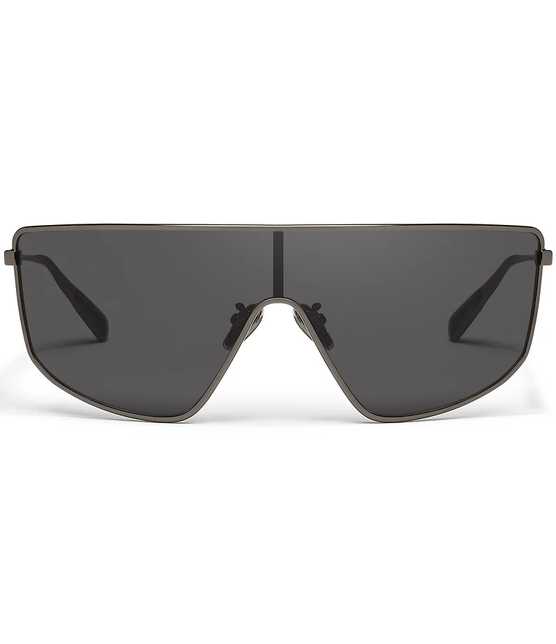 QUAY Unisex Entourage 49mm Shield Sunglasses