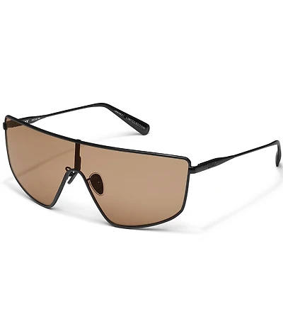 QUAY Unisex Entourage 49mm Shield Sunglasses