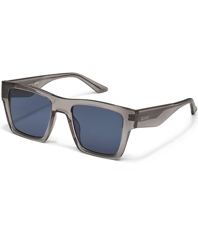 QUAY Unisex Fast Lane 43mm Polarized Square Sunglasses