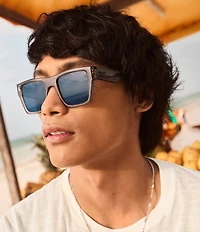 QUAY Unisex Fast Lane 43mm Polarized Square Sunglasses