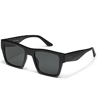 QUAY Unisex Fast Lane 43mm Polarized Square Sunglasses
