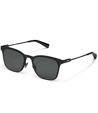 QUAY Unisex Flashback 42mm Polarized Round Sunglasses