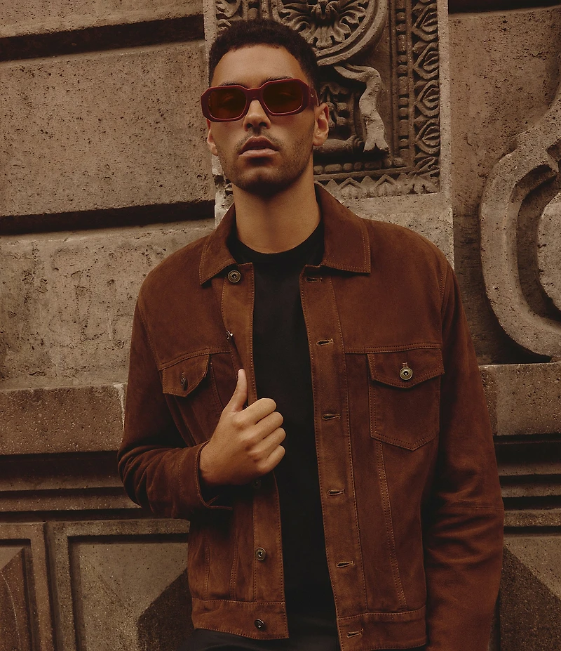 QUAY Unisex Hyped Up 38mm Rectangle Sunglasses