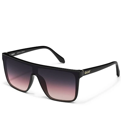 QUAY Unisex Nightfall Medium 49mm Shield Sunglasses