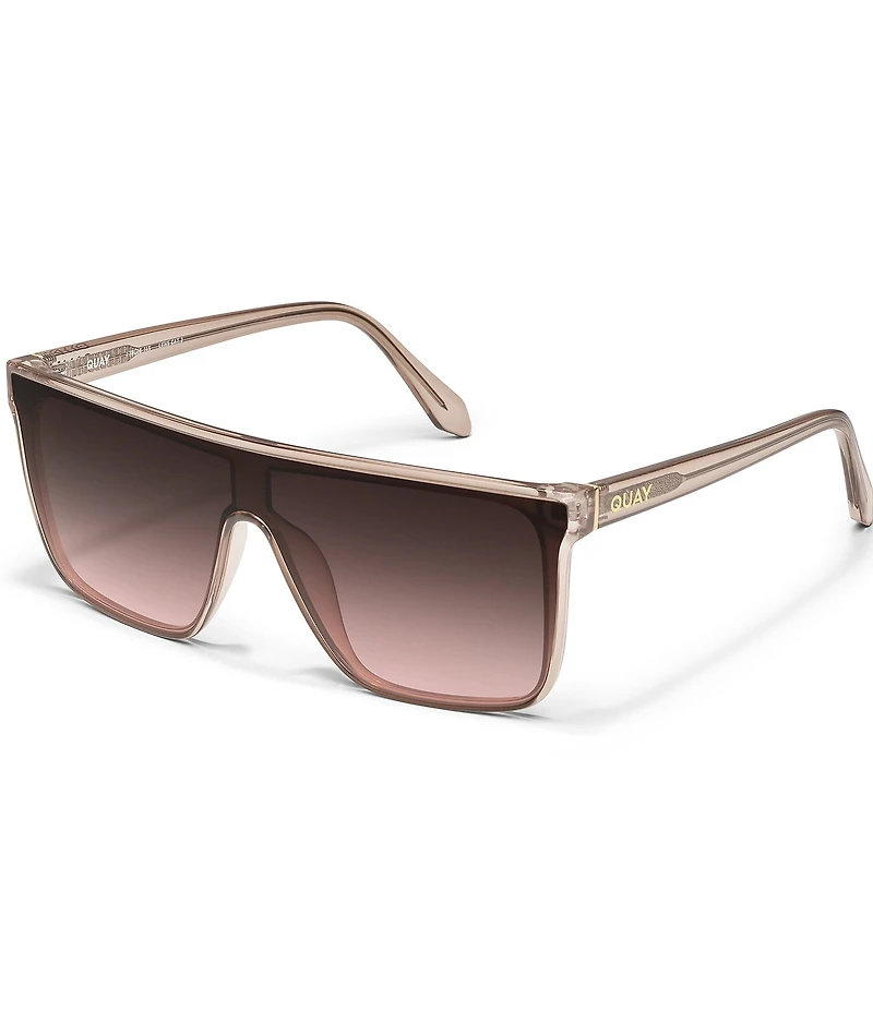 QUAY Unisex Nightfall Medium 49mm Shield Sunglasses