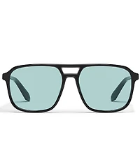 QUAY Unisex On The Fly 49mm Aviator Sunglasses