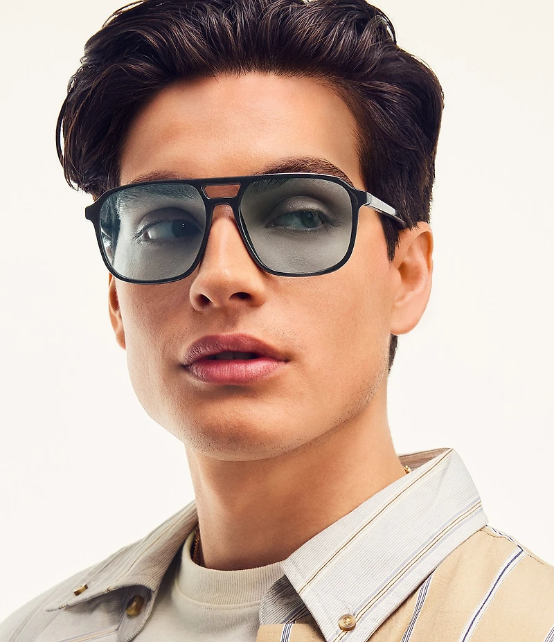 QUAY Unisex On The Fly 49mm Aviator Sunglasses