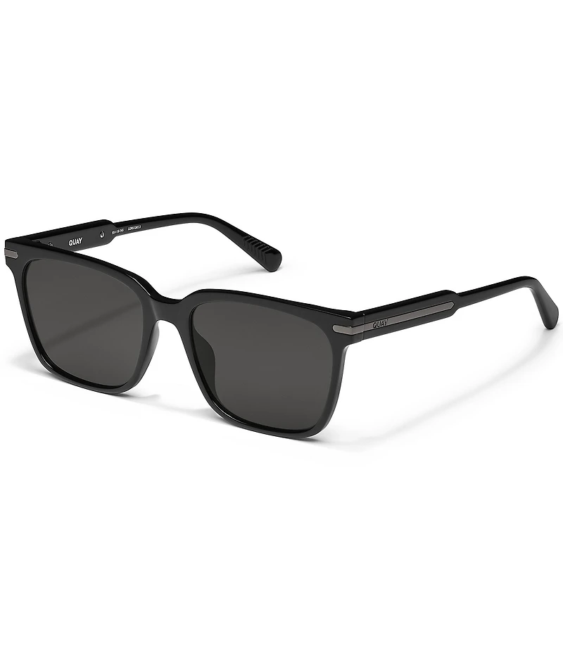 QUAY Unisex Recap 46mm Polarized Square Sunglasses