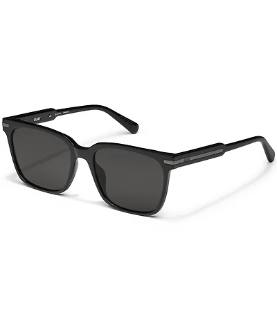 QUAY Unisex Recap 46mm Polarized Square Sunglasses