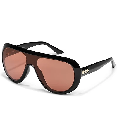 QUAY Unisex Set List 54mm Statement Aviator Shield Sunglasses