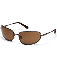 QUAY Unisex Side Quest 43mm Round Sunglasses