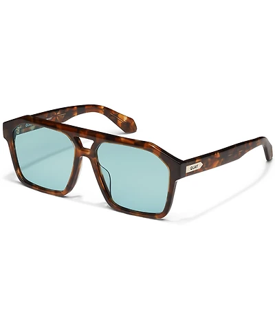 QUAY Unisex Soundcheck 48mm Geometric Aviator Sunglasses