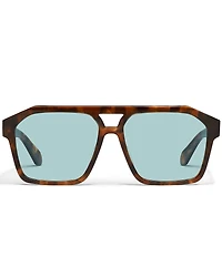 QUAY Unisex Soundcheck 48mm Geometric Aviator Sunglasses
