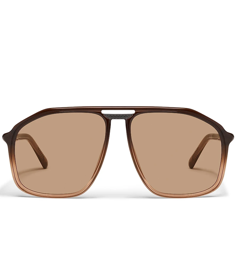 QUAY Unisex Studio Sesh 53mm Aviator Sunglasses