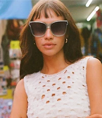QUAY Women's After Party 54mm Square Sunglasses