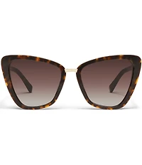 QUAY Women's All Talk 53mm Cat Eye Sunglasses