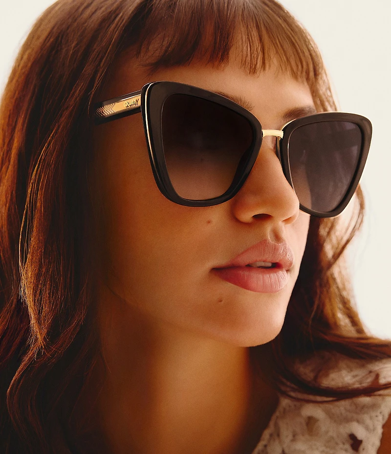 QUAY Women's All Talk 53mm Cat Eye Sunglasses