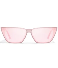 QUAY Women's Bad Habit 39mm Mirrored Cat Eye Sunglasses