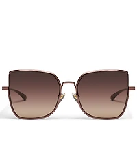 QUAY Women's Big Debut 53mm Square Sunglasses