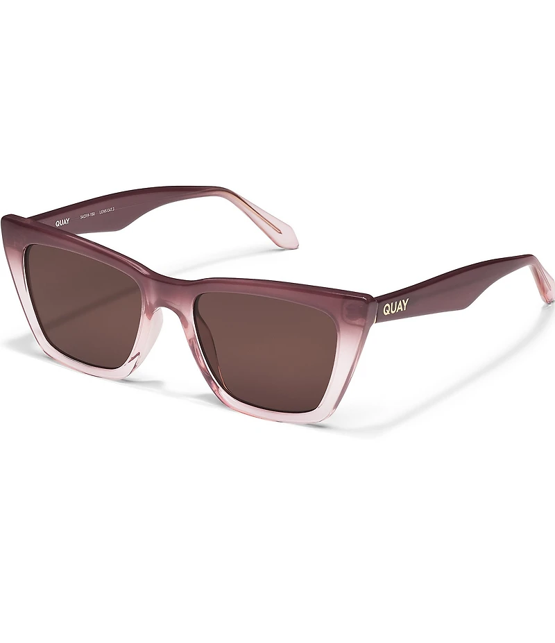 QUAY Women's Call The Shots 51mm Square Sunglasses