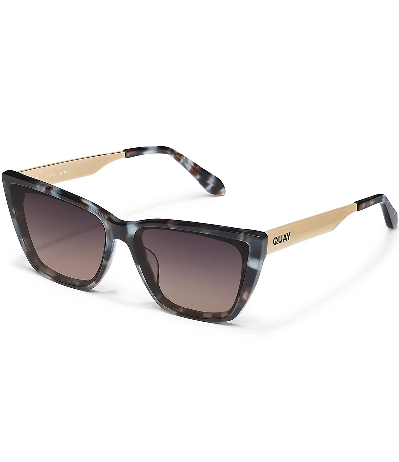 QUAY Women's Call The Shots Remix 43mm Cat Eye Sunglasses