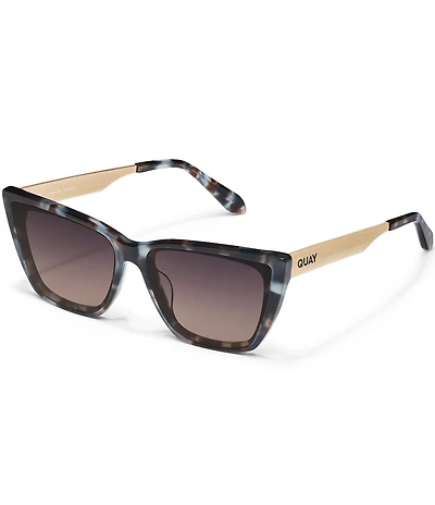 QUAY Women's Call The Shots Remix 43mm Cat Eye Sunglasses