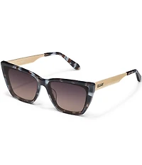 QUAY Women's Call The Shots Remix 43mm Cat Eye Sunglasses