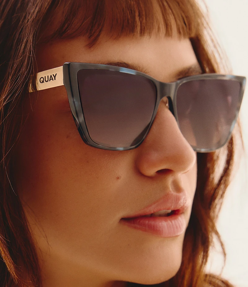 QUAY Women's Call The Shots Remix 43mm Cat Eye Sunglasses