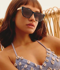 QUAY Women's Call The Shots Remix 43mm Cat Eye Sunglasses