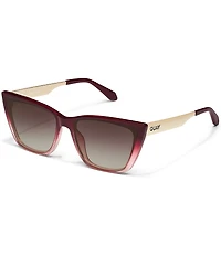 QUAY Women's Call The Shots Remixed 43mm Ombre Cat Eye Sunglasses
