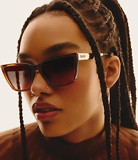 QUAY Women's Call The Shots Remixed 59mm Cat Eye Sunglasses