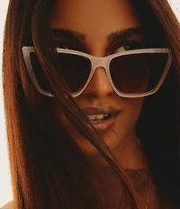 QUAY Women's Call The Shots Remixed 59mm Cat Eye Sunglasses