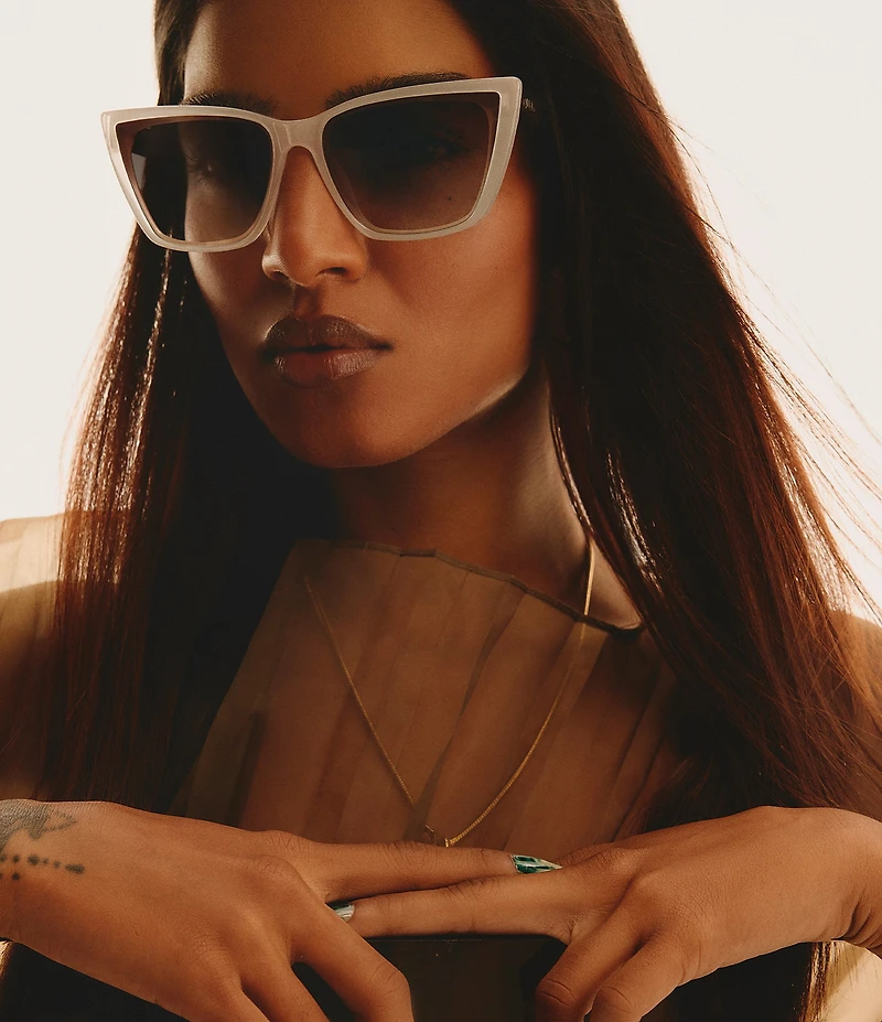 QUAY Women's Call The Shots Remixed 59mm Cat Eye Sunglasses