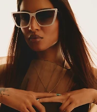 QUAY Women's Call The Shots Remixed 59mm Cat Eye Sunglasses