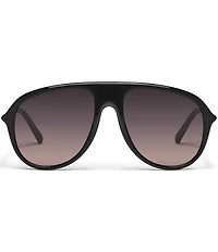 QUAY Women's Chart Topper 54mm Aviator Sunglasses