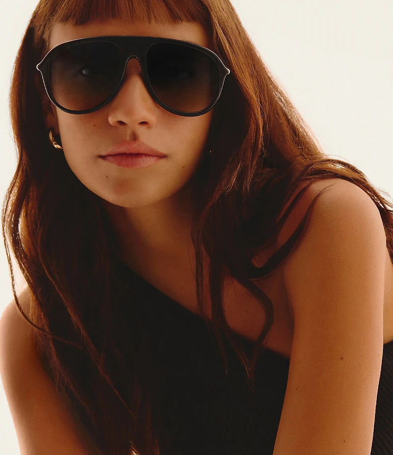 QUAY Women's Chart Topper 54mm Aviator Sunglasses