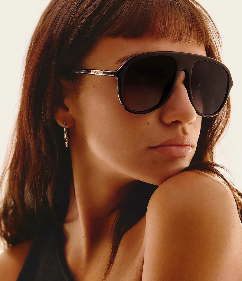 QUAY Women's Chart Topper 54mm Aviator Sunglasses